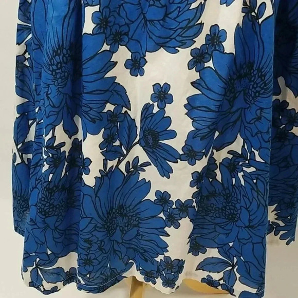 {LondonJean} Chino Floral Print Skirt - Picture 7 of 12